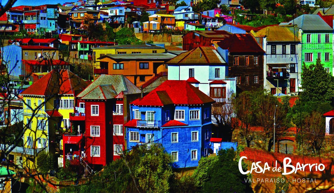 Hostal Casa De Barrio 瓦尔帕莱索 外观 照片